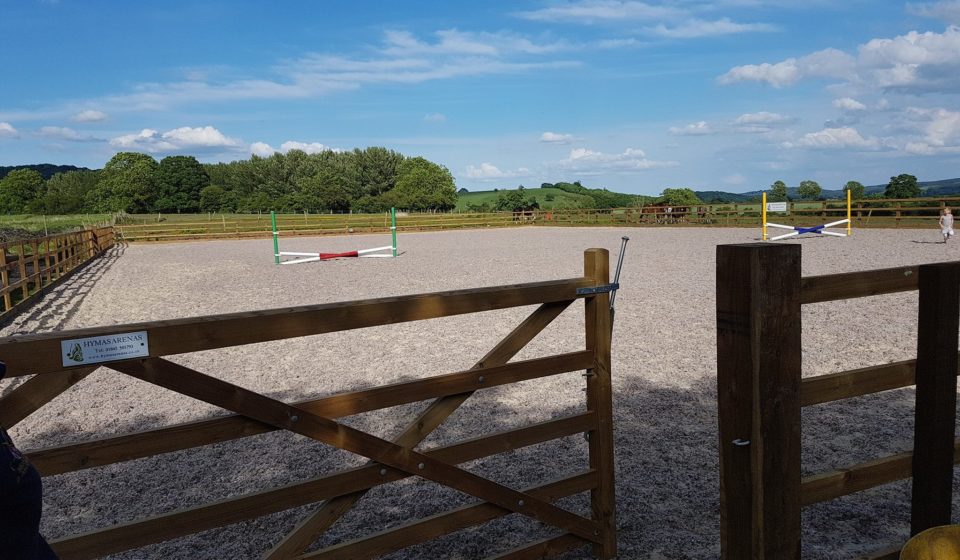 50 x 30m Equestrian Arena With Silica Sand & Stabilising Fibre Surface
